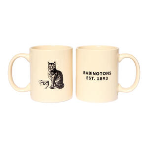 “Babingtons’ cat” mugs